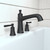 Hansgrohe 04776670 Joleena 3-Hole Roman Tub Set Trim in Matte Black