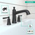 Hansgrohe 04776670 Joleena 3-Hole Roman Tub Set Trim in Matte Black