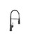 Hansgrohe 04792670 Joleena Semi-Pro Kitchen Faucet, 2-Spray, 1.75 GPM in Matte Black