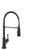 Hansgrohe 04792670 Joleena Semi-Pro Kitchen Faucet, 2-Spray, 1.75 GPM in Matte Black