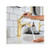 hansgrohe 04810250 Locarno Single-Hole Faucet 110 with Pop-Up Drain, 1.2 GPM in Brushed Gold Optic