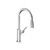 Hansgrohe 04852000 Locarno High Arc Kitchen Faucet, 2-Spray Pull-Down, 1.75 GPM in Chrome