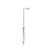 AXOR 12673801 AXOR Starck Showerpipe 240 1-Jet, 1.75 GPM in Steel Optic