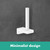 Hansgrohe 41756140 AddStoris Spare Toilet Paper Holder in Brushed Bronze