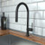 Hansgrohe 72800671 Talis N High Arc Kitchen Faucet, O-Style 2-Spray Pull-Down, 1.75 GPM in Matte Black