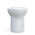 TOTO Drake Elongated Universal Height Tornado Flush Toilet Bowl With 10 Inch Rough-In And Cefiontect, Cotton White