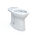 TOTO Drake Elongated Universal Height Tornado Flush Toilet Bowl With 10 Inch Rough-In And Cefiontect, Washlet+ Ready, Cotton White