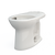 TOTO Drake Elongated Universal Height Tornado Flush Toilet Bowl With Cefiontect, Colonial White