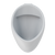 TOTO Wall-Mount Ada Compliant 0.125 Gpf Urinal With Back Spud Inlet And Cefiontect Glaze, Cotton White