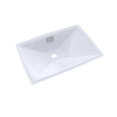TOTO LT931#01 Lloyd Rectangular Undermount Bathroom Sink: Cotton White