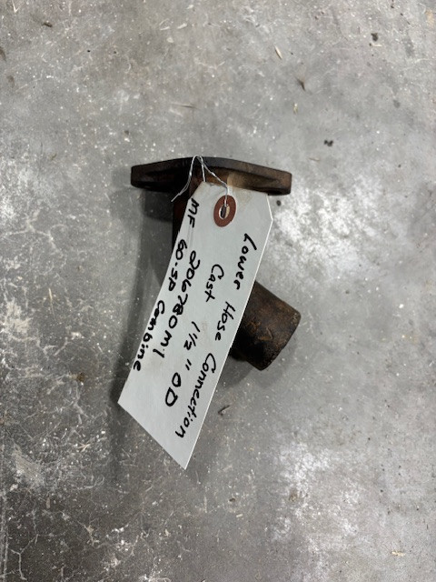 206780M1 Lower Rad Hose Connection   massey ferguson 60-sp