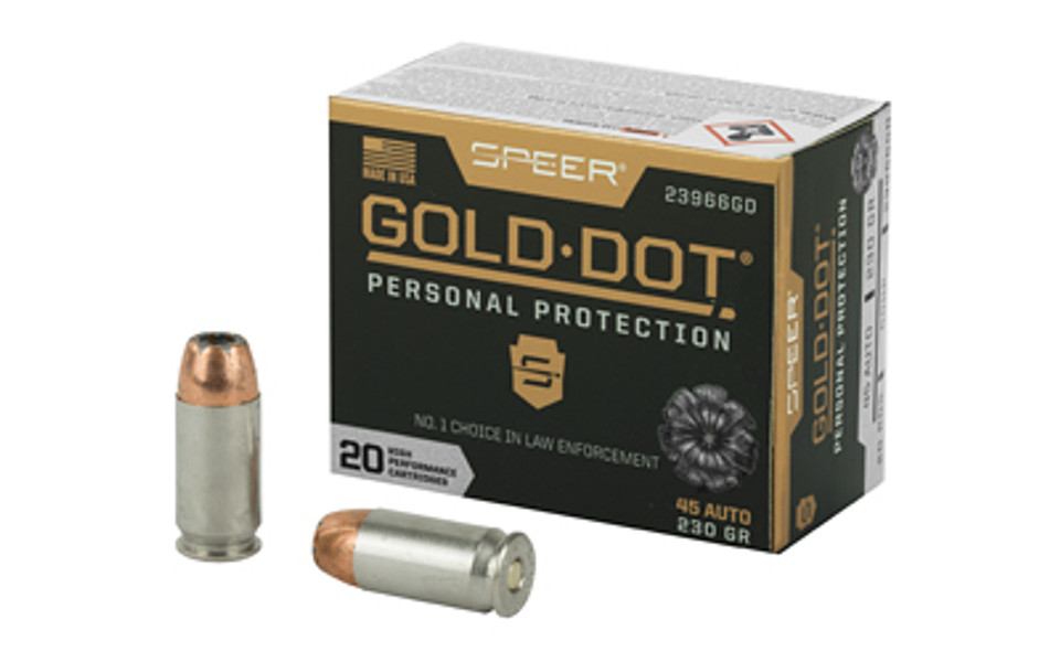 SPR GOLD DOT 45ACP 230GR HP 20/200