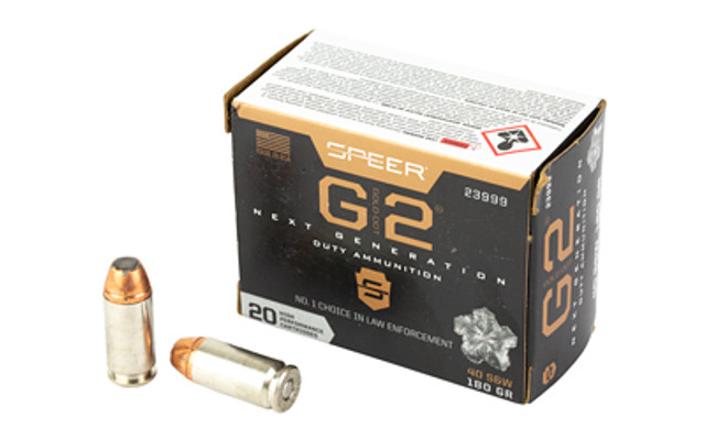 SPR GOLD DOT G2 40S&W 180GR 20/200 SPR GOLD DOT G2 40S&W 180GR 20/200