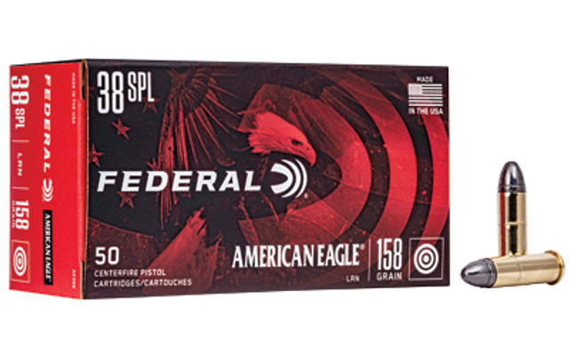 FED AM EAGLE 38SPL 158GR LRN 50/1000