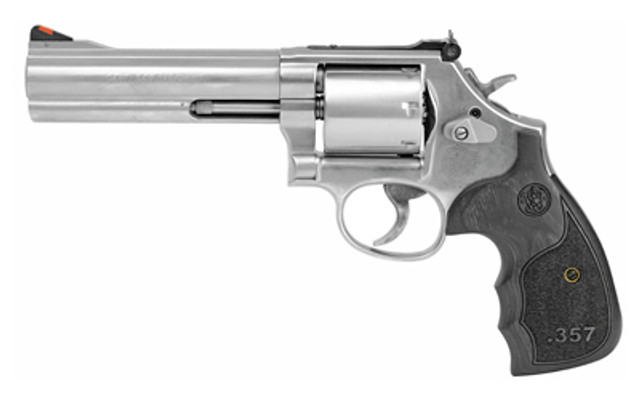 S&W 686 PLUS DLX 357 5" STS 7RD WD