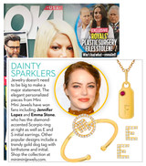 Emma Stone Wearing Mini Mini Jewels Dainty Sparklers Featured in OK Magazine