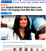 ExtraTV: Celebs are loving these tiny dog tags by Mini Mini Jewels! 