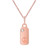 Gold Diamond Accented Dog-Tag Symbol Pendant (Style#10901-10912)