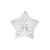 Gold Brilliant Diamond Initial Star Frame Single Earring (Style#11078-11103)