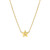 Fine Natural Diamond Accented Ladies Minimalist Star Necklace (Style#11810)