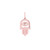 Brillaint Natural Diamond Set Hamsa Hamesh Protection Pendant (Style#11862)