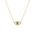 Natural Sapphire and Diamond Set Evil Eye Protection Necklace (SKU# N11863)