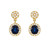 Stunning and Diamond Halo Dangling Post Earring (Style#11908)