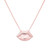 High Polish Sexy Lips Necklace (Style#11900)