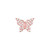 Shimmering Diamond Accented Beautiful Butterfly Post Earring (Style#11903)