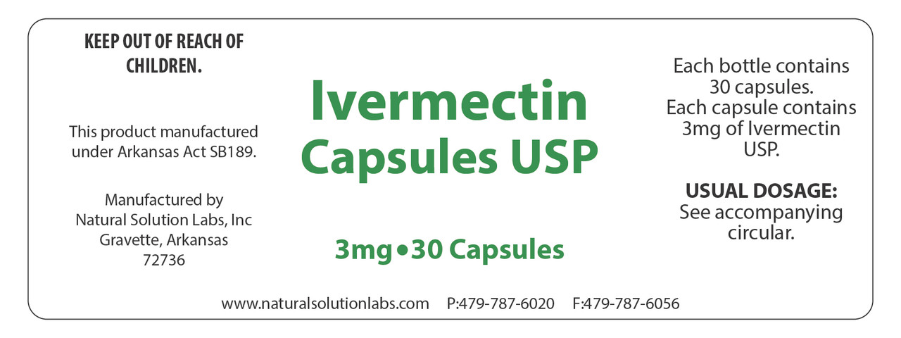 Ivermectin 3mg Capsules (Arkansas Customers Only)