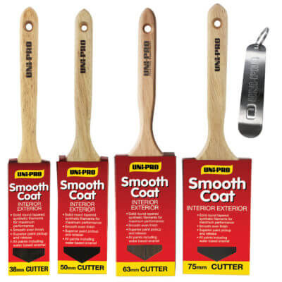Uni Pro Brush Smooth Coat Sash Cutter Set 4pc 70580