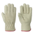 Ins. Fitter's Cowgrain Gloves - 1-Piece Palm - Out. Elastic - Foam Lined - L | Case of 72