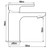 Harmony Bassini Basin Mixer Chrome Wels 5 Star 6Lpm 82805