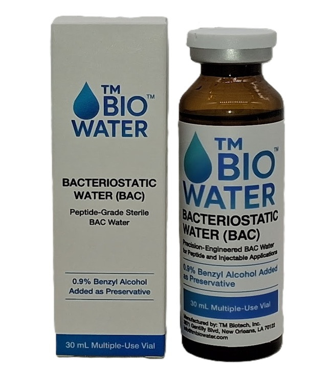 Bacteriostatic Water - BAC - 30ml - Select Your Preferred Brand