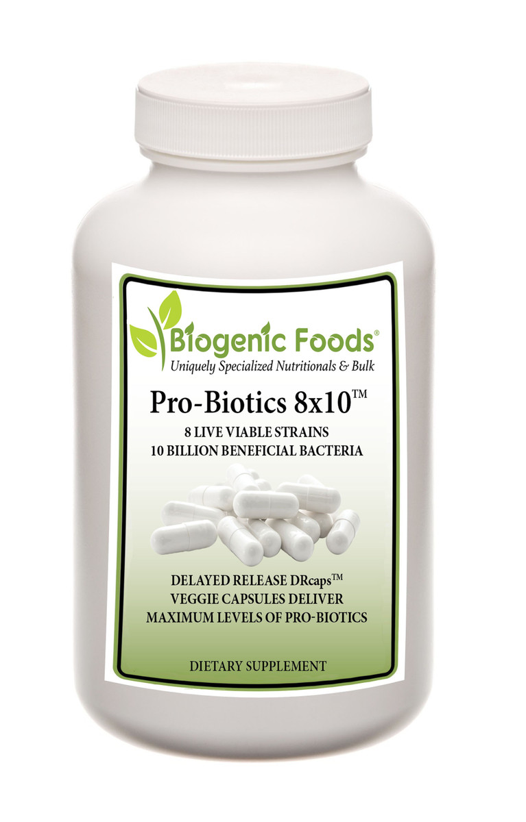 Probiotics 8x10 - 8 Strains x 10 Billion per Capsule - Stomach Acid Resistant & Temperature Stable