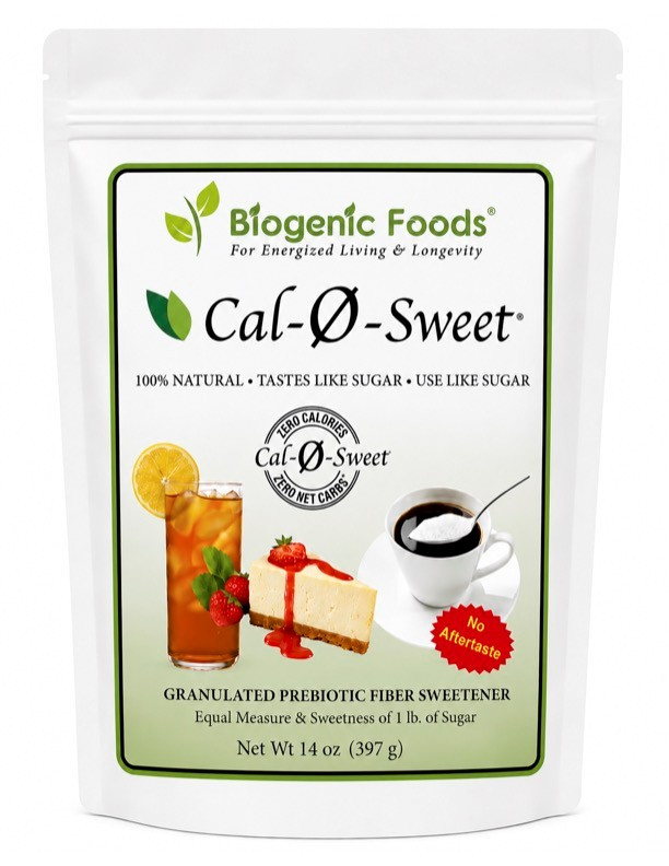 Cal-O-Sweet - NO-Aftertaste All Natural Zero Calorie & Carb Sugar-Free Sweetener & Pre-Biotic Fiber