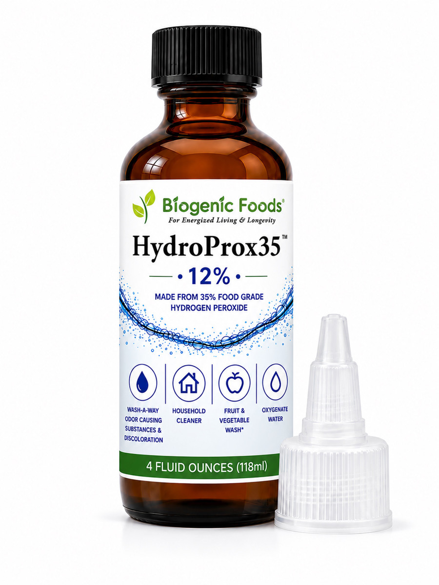 HydroProx35® - 12% Pure Food Grade Hydrogen Peroxide - Product of USA - Delivers in USA ONLY