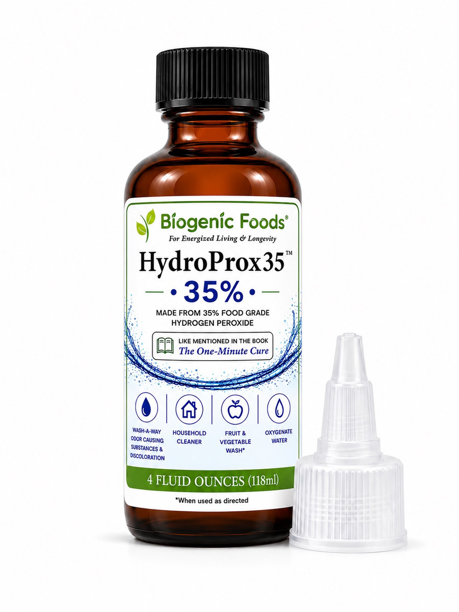 HydroProx35® - 35% Pure Food Grade Hydrogen Peroxide - Un-Diluted - ONLY USA Delivery