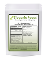K2 - Vitamin K2 as MK7  1% Powder - Menaquinone-7 - Bone Health - DCP - Bulk Pack