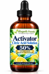 Sodium Chlorite 28% Solution & Citric Acid 50% Activator - Parts A & B - 4 oz each