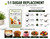 Cal-O-Sweet - NO-Aftertaste All Natural Zero Calorie & Carb Sugar-Free Sweetener & Pre-Biotic Fiber