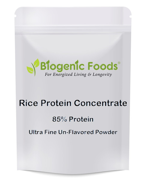 Protein Flavored Rice Rice Protein Concentrate - 85% Protein - Ultra Fine Un-Flavored Powder ...