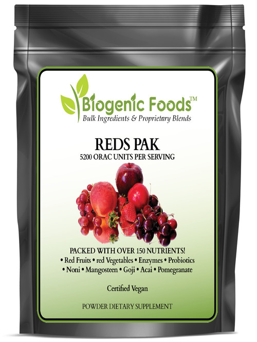 Reds Pak - Super Food & Vegetable Blend w/Antioxidants & Phytonutrients