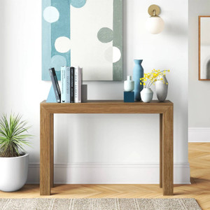 Solid Wood Modern Accent Console Table / Sofa Table in Medium Brown Pecan Finish Q280-PCBST1259346274