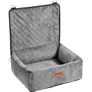 Dog Car Seat, Dog Booster Seat for Car with A Storage Pocket, Clip-On Safety Leash, Sponge and PP C E415-CWZGQCZYHSSFX5CLMV0