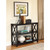 3-Tier Black Sofa Table Bookcase Living Room Shelves Q280-BOCST97951