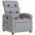 Massage Recliner Chair Light Grey Fabric A949-3205364