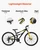 Mountain Bike, 29 inch MTB Bicycle with Full Dual Suspension, 24 Speeds Twist Shifting, Comfort Sad E415-SDZXCLLBDDQBIO7EWV0