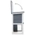  Outdoor Rabbit Hutch 1 Door Gray Wood A949-170831