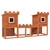 Outdoor Large Rabbit Hutch House Pet Cage Double House A949-170174